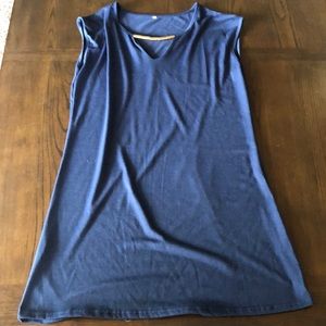 Blue dress
